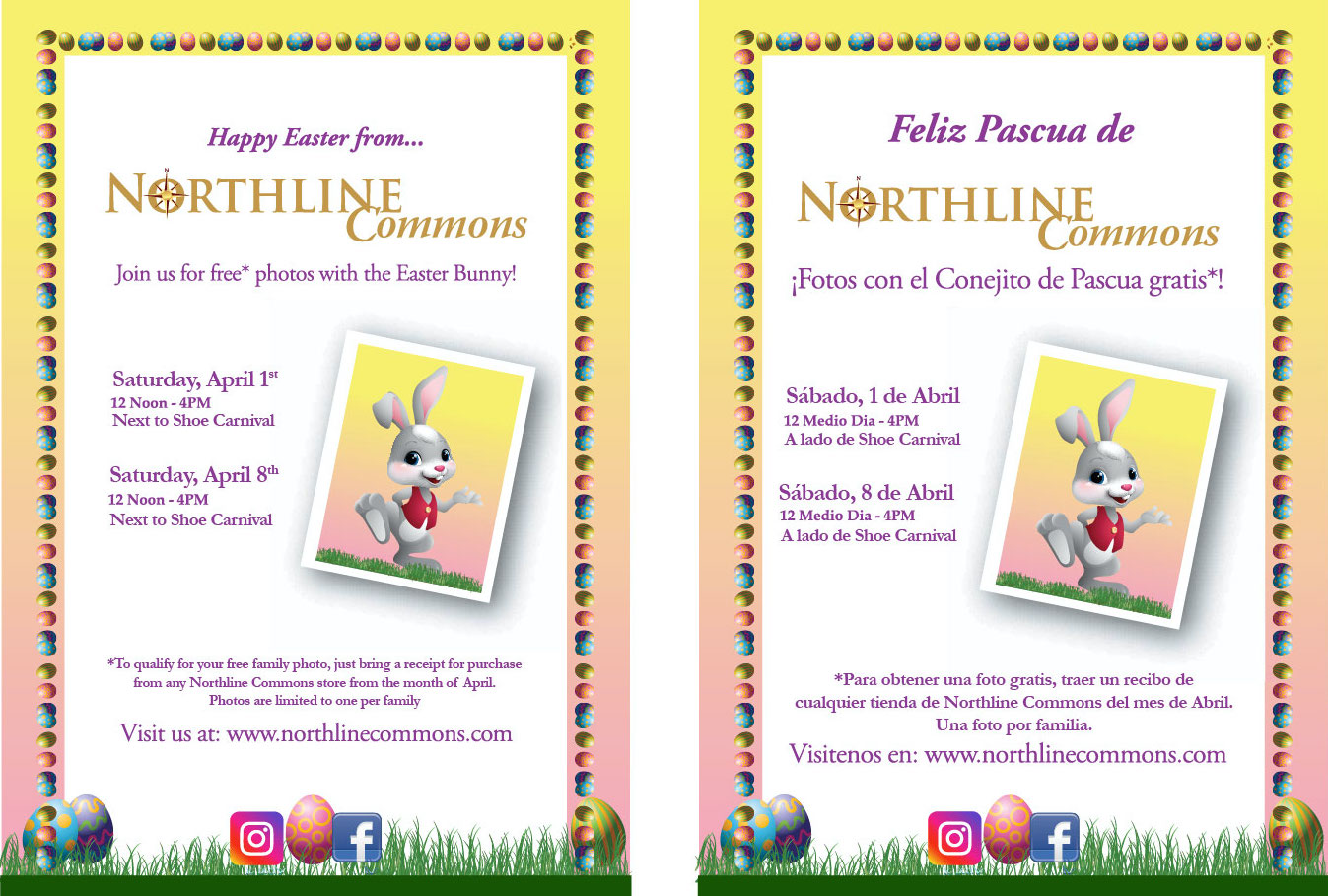 Northline Commons Easter Bunny Hop 2023